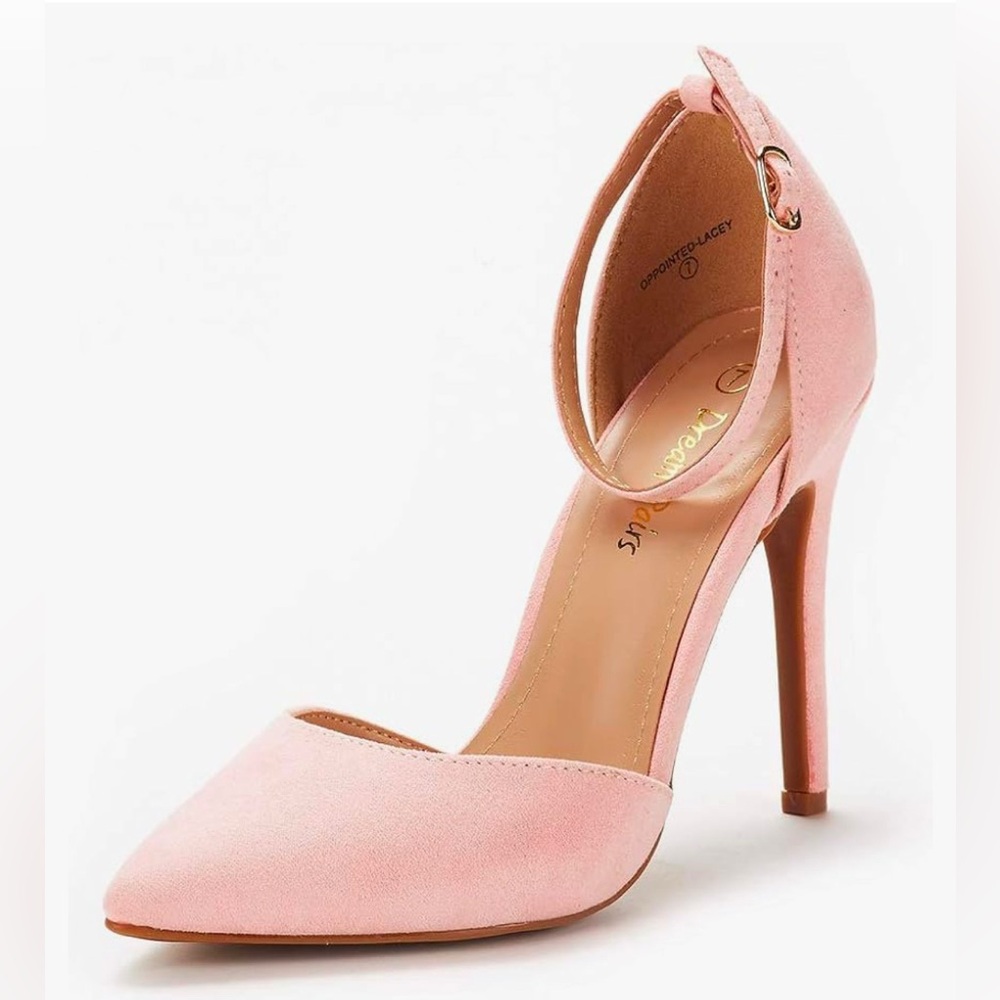 DREAM PAIRS Women's Pointed Toe Ankle Strap High Heel Stiletto Pumps. Size 6.5